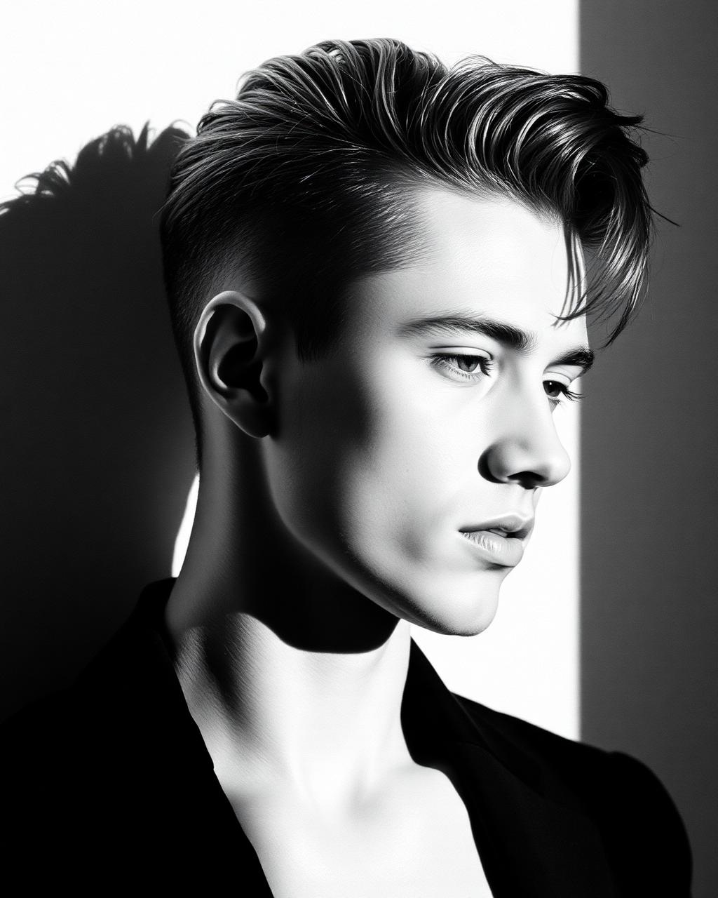 Editorial hair portrait